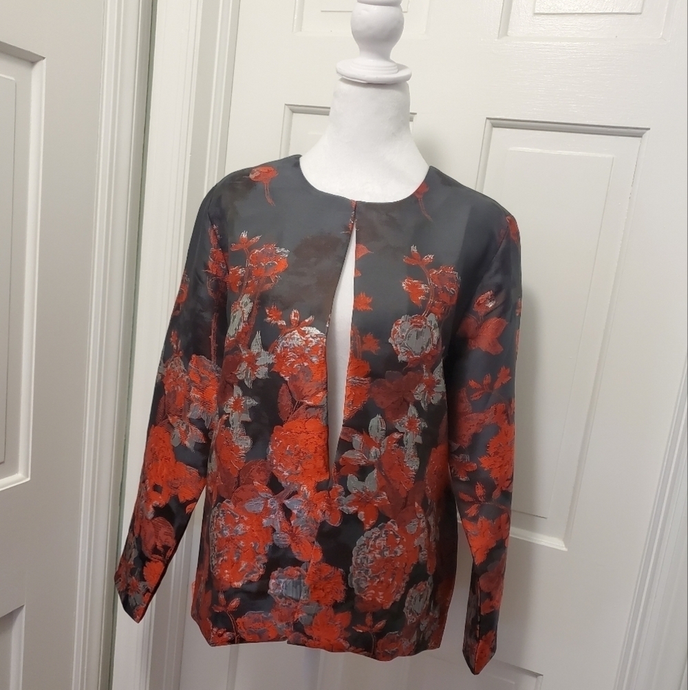 Country Store Clothing Floral Print Blazer/Jacket Size Medium, Classic